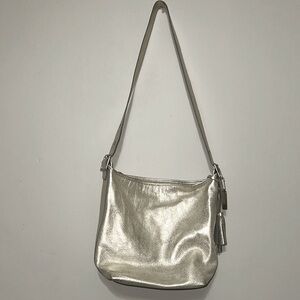 Coach Silver Metallica Purse